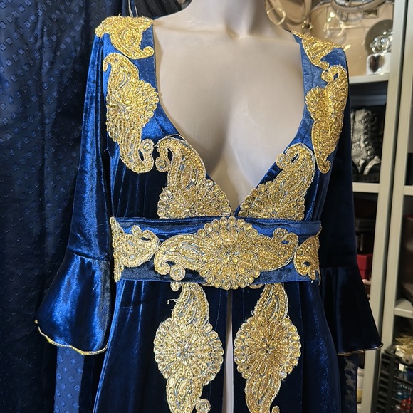 3pc Set Fully Handmade by Me🥰🫠 Velvet Hena or Elegant Turkish Dress - Picture 11 of 17